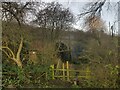 Footpath bridge beneath the Old Dalby Test Rack in Broughton and Old Dalby