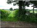 Ebor Way footpath towards Oswaldkirk in YO62 4LW