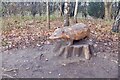 Badger sculpture, Stanedykehead in EH16 6UP