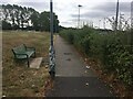 Path in Southglade Park in NG5 9LN