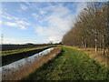 Dyke and the footpath from Barnby to Balderton in NG24 3ND