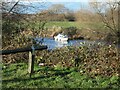 Boating on the River Calder, upstream of Woodnook Lock in LS26 9BP