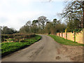 View west on Church Road in NR19 1QP
