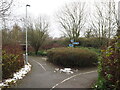 Public footpaths under the A34 Cheadle Royal Roundabout in SK8 3GW