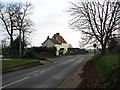 View southeast along the B1135 (Dereham Road) in Garvestone