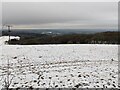 Snow at Shatterford Hill in DY12 1RQ