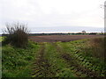 Entrance to arable field in NR28 9UA