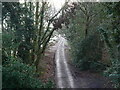 Felmingham Road seen from above on former Railway Bridge in NR28 0LU