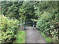 Gated footpath at Ford Green in ST6 1QD