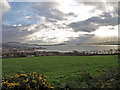 View over fields to Largs. in KA30 8ST