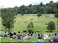 Spectators at the cross-country course, Gatcombe in GL6 9AT