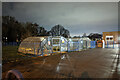 Bike sheds, Northgate Primary School, Crawley in RH10 8BN