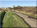 Dike alongside Meadowgate Lane in Wisbech in PE13 2WG