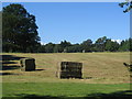 Harvest on the meadow at Wyfold Court Estate in RG4 9JB