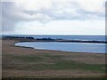 Restored limestone quarry in Broxburn (East Lothian)