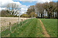 Footpath going to Rockbourne in SP6 3PZ