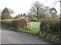 Footpath through Taynton in Taynton