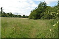 Footpath along field edge in TN22 3XG