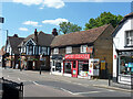Red Lion and shops, Bushey High Street in WD23 3AL