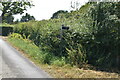 Footpath signpost, Stilebridge Lane in TN12 9AT