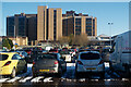 Car park at Raigmore Hospital, Inverness in IV2 3SA