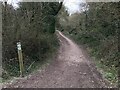 Bridleway leading in to Kingsclere in RG20 5RW