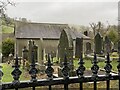 Country churchyard in SA32 7LL