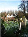 The churchyard of St Mary & St Walstan church in Bawburgh