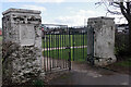 Gateway to King George V Playing Field, Long Lawford in CV23 9BE