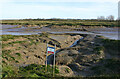 Baldwins Farm No. 1 Sluice at low tide in Barling Magna