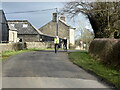 Cyclists at Makemerich Farm in Capheaton