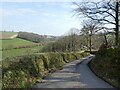 Minor road to West Worlington in EX17 4TX