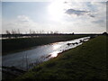Sunset over the Maxey Cut near Etton in PE6 9ED