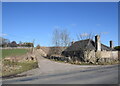 Ruined cottage beside the driveway to Mameulah Farm in AB21 0XG