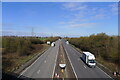 The A1 north, from the Dysart Road Bridge between Barrowby and Grantham in NG31 8RA