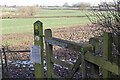 Footpath gate - Church Lawford Churchyard in CV23 9EF
