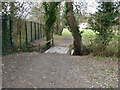 Bridge over ditch, Goffs Park, Crawley in RH11 8ET