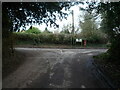 Road junction at Eyton in HR6 0AG