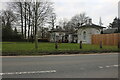 The entrance to Wrotham Park on Barnet Road, Hadley in EN5 4RN