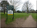 Worcester Golf and Country Club from the public footpath in WR2 4NY