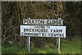 Signs for Poulton Close, Maldon in CM9 6XY