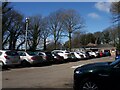 The car park at Chesterfield Golf Club in S42 7LF