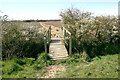 First footbridge over watercourse west of Oxenham Farm in SS3 0BT