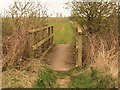 Footbridge over Haylands Drain in South West Holderness Ward