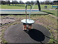 View of a springboard in Parsloes Park in RM9 6BX