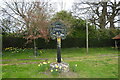 East Tuddenham village sign in NR20 3LP