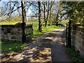 Gates to Pepwell House, Norchard, Worcestershire in DY13 9SN