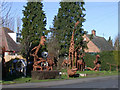 Tony Hillier's sculpture garden in CB24 9HN