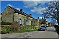 Ducks crossing the road in Abney in Abney and Abney Grange