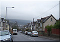 Long streets of Abernant, near Aberdare in Aberdare East Community